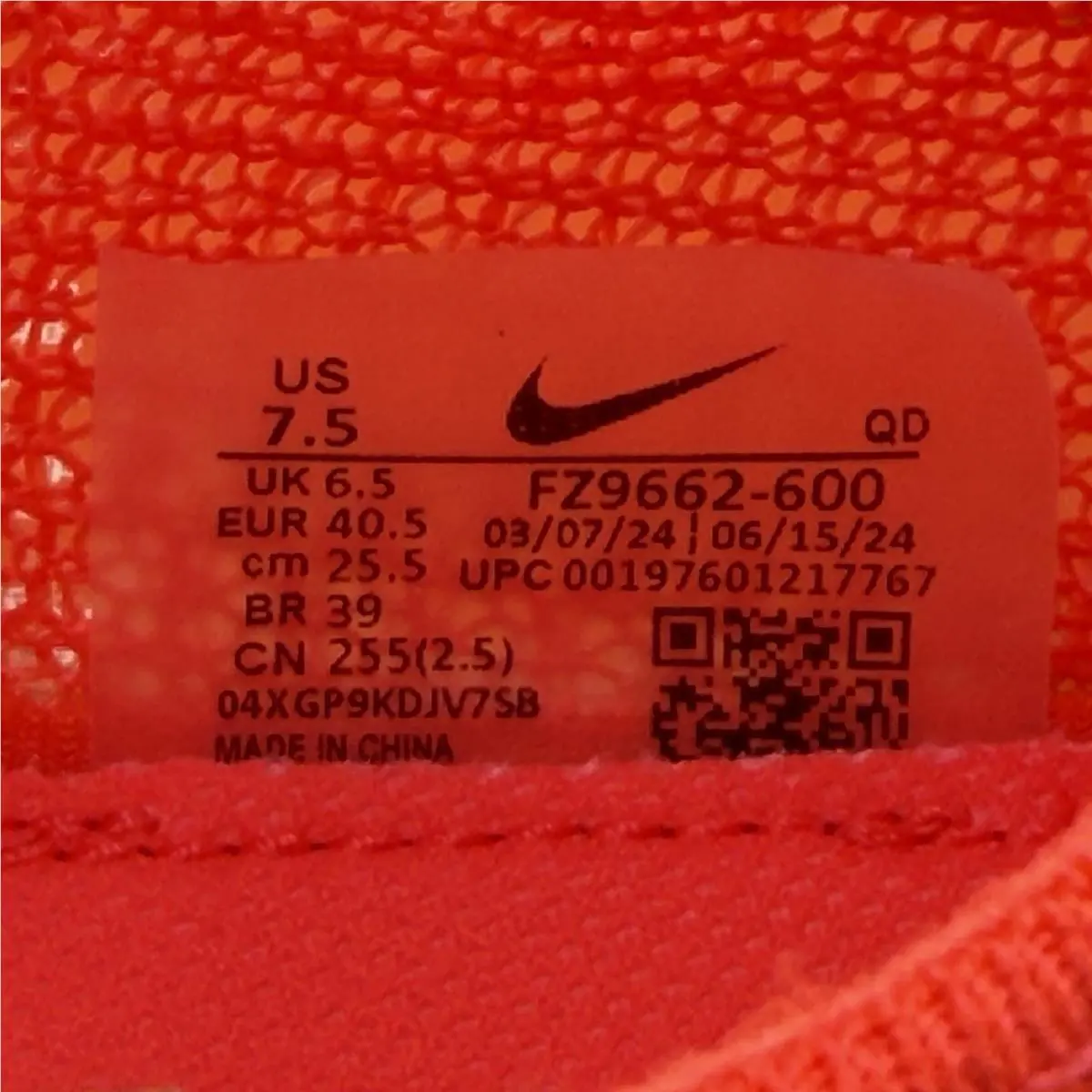 Nike shoes - Nike Zoom Superfly Elite - Zoom Superfly Elite - FZ9662-600 - Red 8