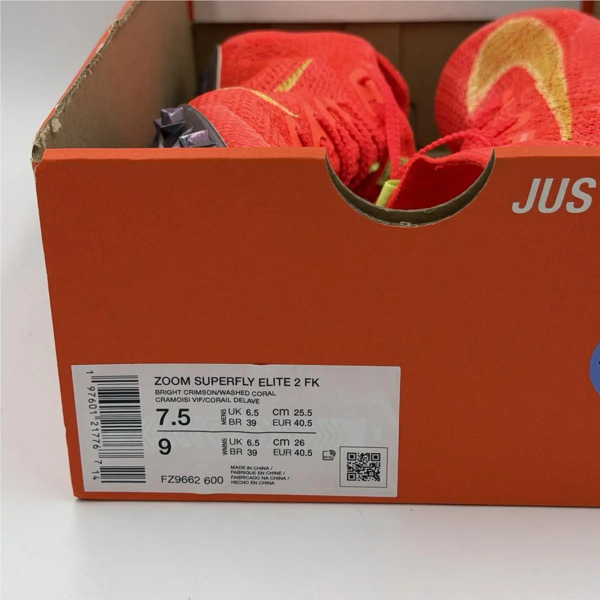 Nike shoes - Nike Zoom Superfly Elite - Zoom Superfly Elite - FZ9662-600 - Red 10
