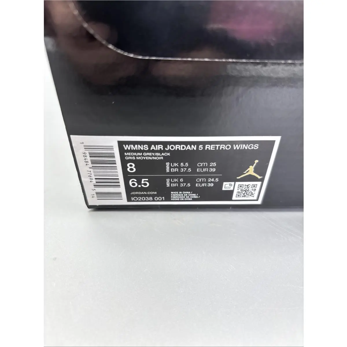 Nike shoes - Air Jordan 5 - Air - IO2038-001 - Silver 9