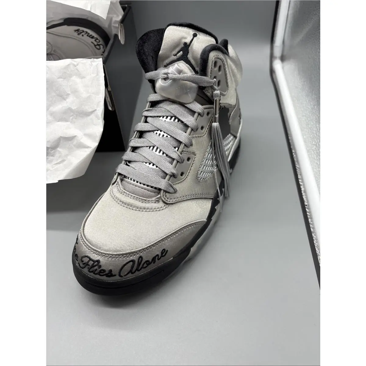 Nike shoes - Air Jordan 5 - Air - IO2038-001 - Silver 1