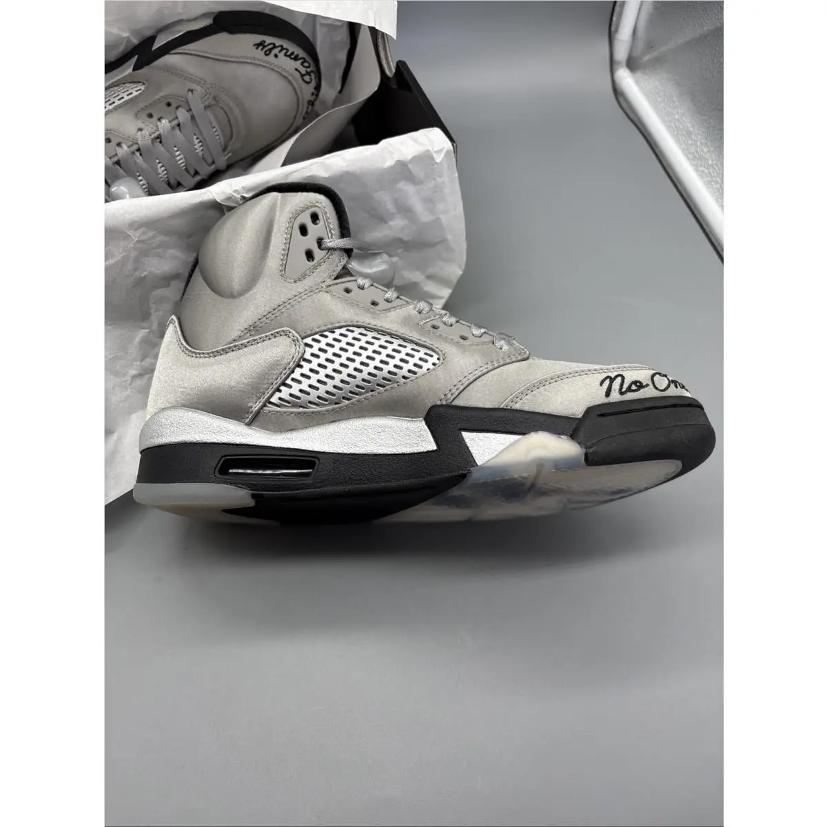Nike shoes - Air Jordan 5 - Air - IO2038-001 - Silver 2