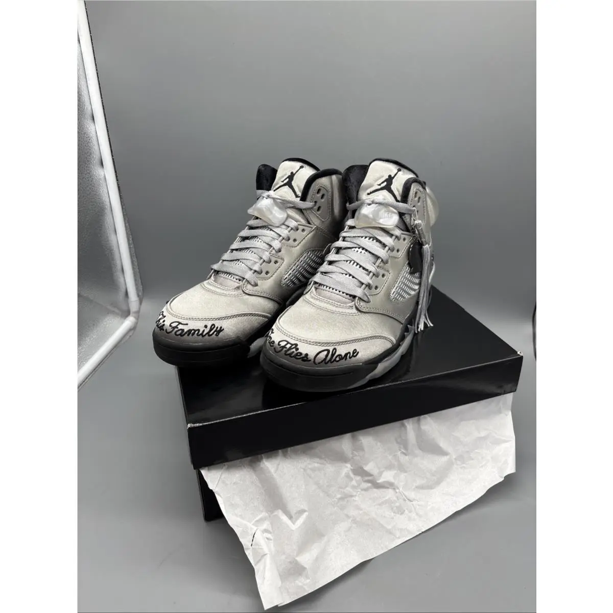 Nike shoes - Air Jordan 5 - Air - IO2038-001 - Silver 6