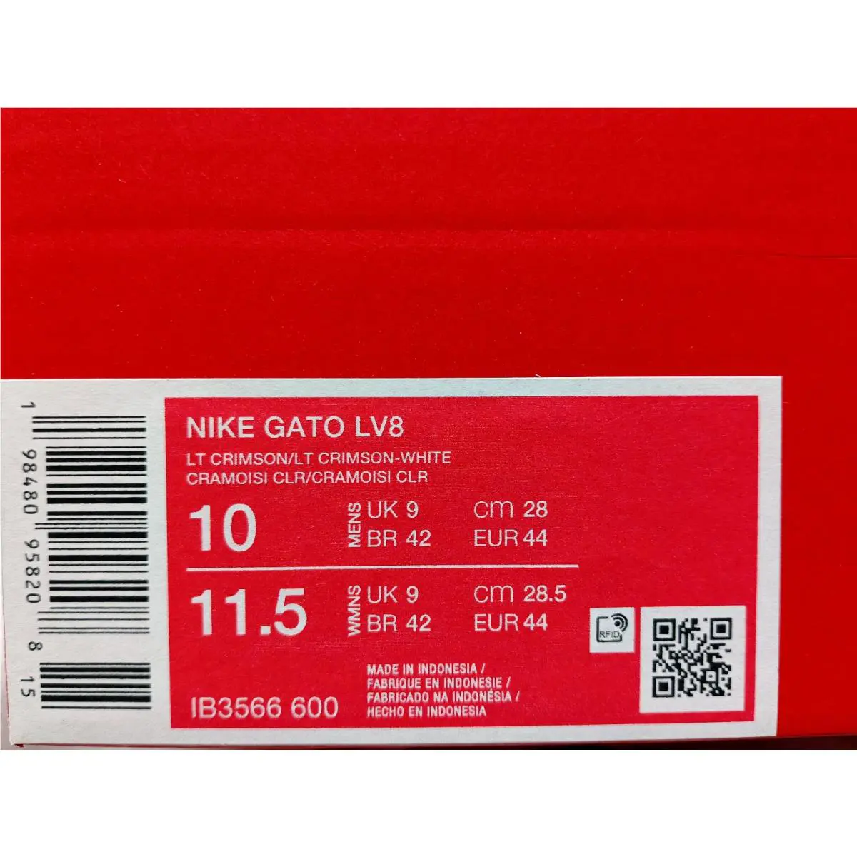 Nike shoes - Nike Gato - Gato - IB3566-600 - Red 3
