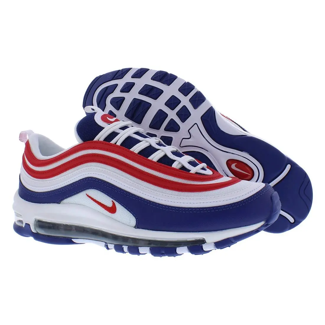 Nike Air Max 97 Mens Shoes Size 8 Color: White/university Red