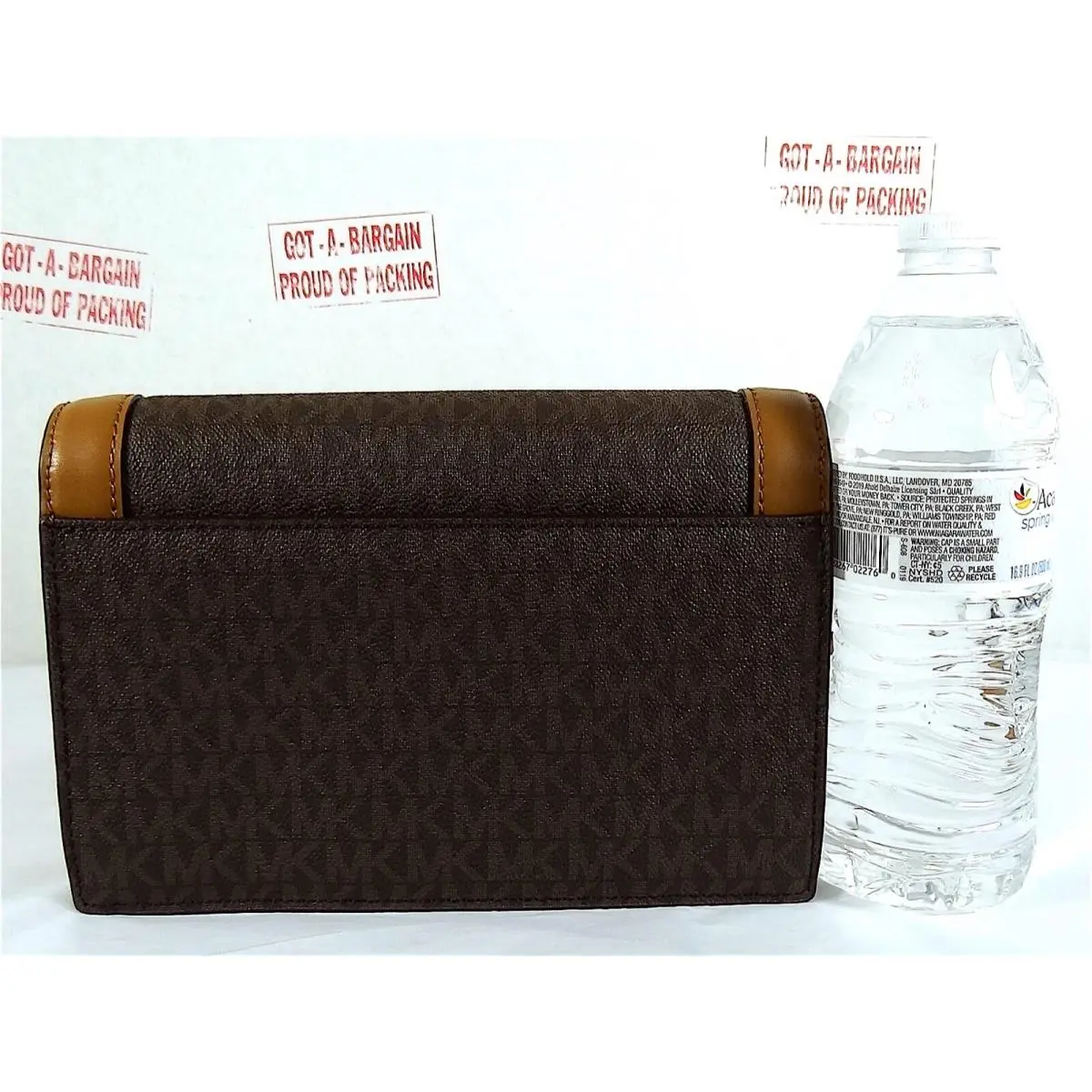 Michael Kors  bag  - Jet Set Chain - Jet Set Chain - 32S2GLJ6C7B - Brown mk/Acorn/Gold, Handle/Strap: Brown, Hardware: Gold