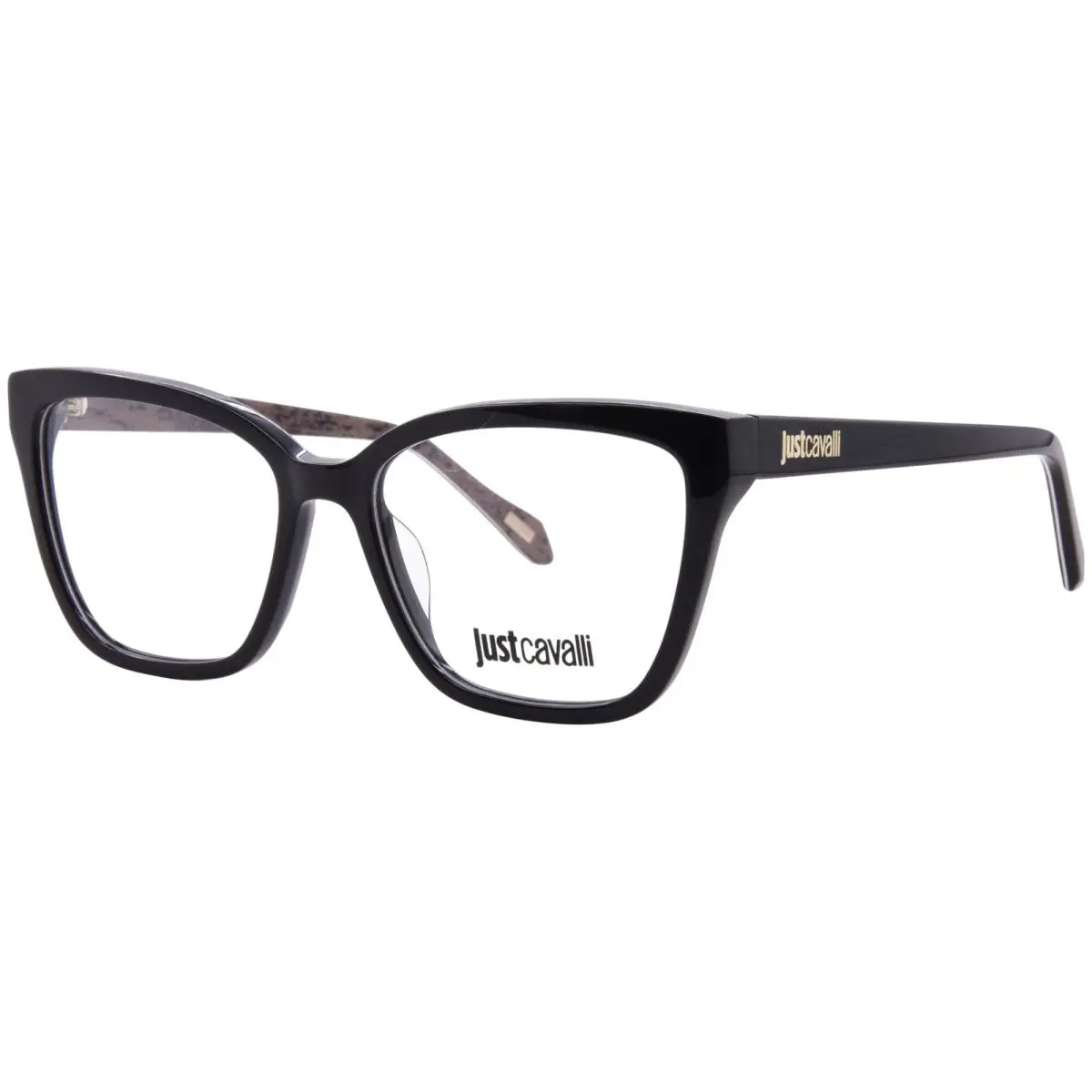 Just Cavalli VJC081 0700 Eyeglasses Women`s Shiny Black Full Rim 54mm