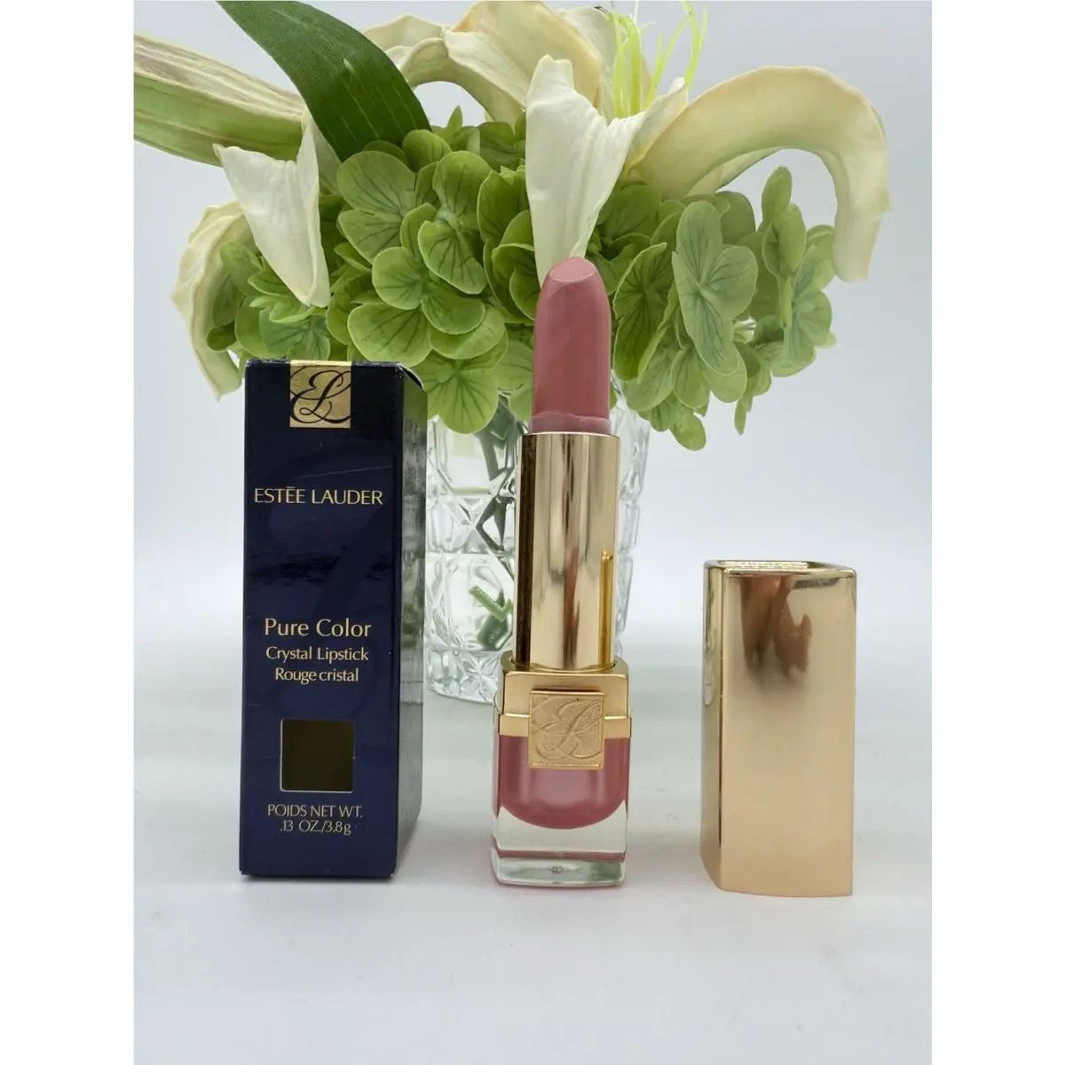 Estee Lauder Pure Color Crystal Lipstick Pccl 17 Crystal Innocence Creme