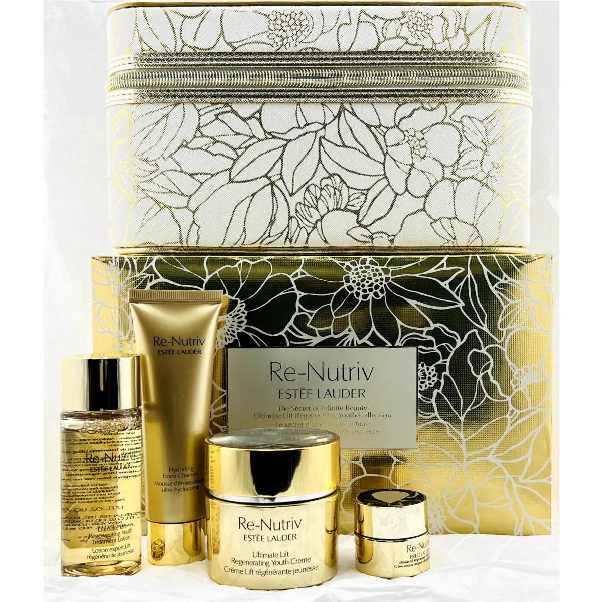 Estee Lauder The Secret of Infinite Beauty 4 pc Gift Set with Signature Case