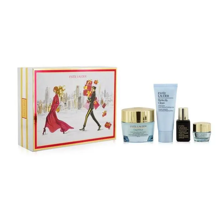 Estee Lauder Protect+hydrate Collection Skin Care Set Daywear Creme Cleaner