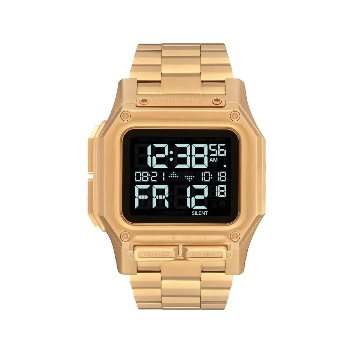 Regulus SS A1268-100m Water Resistant Men`s Digital Sport Watch 46mm by Nixon