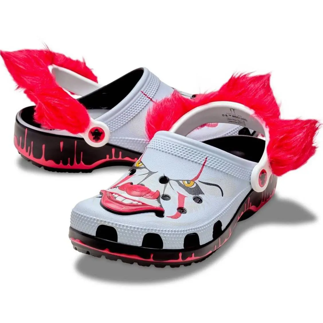 Crocs IT Chapter 2 Pennywise Face Classic Clogs Adult Men’s Size 11