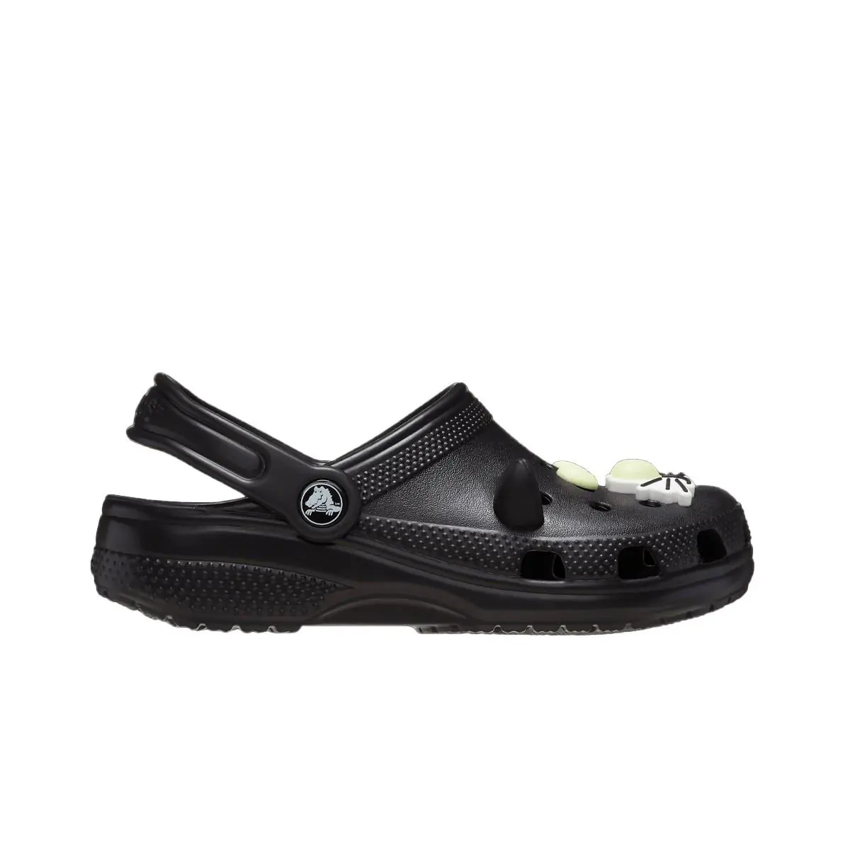 Crocs Clogs Classic Glow In The Dark Black Cat Kids Black 210387 - Black