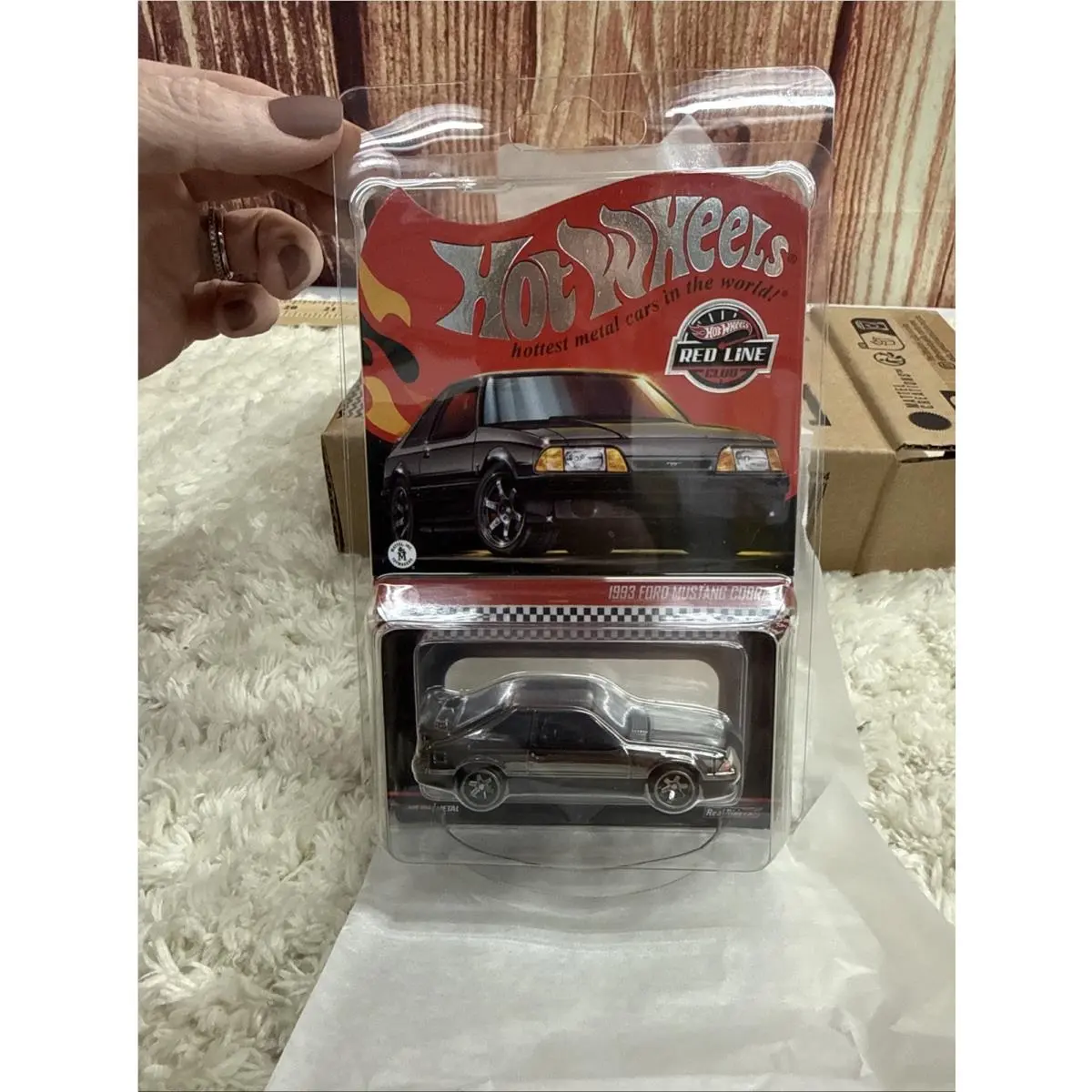 2025 Hot Wheels Rlc Exclusive 1993 Ford Mustang Cobra R Shadowchrome JCP24
