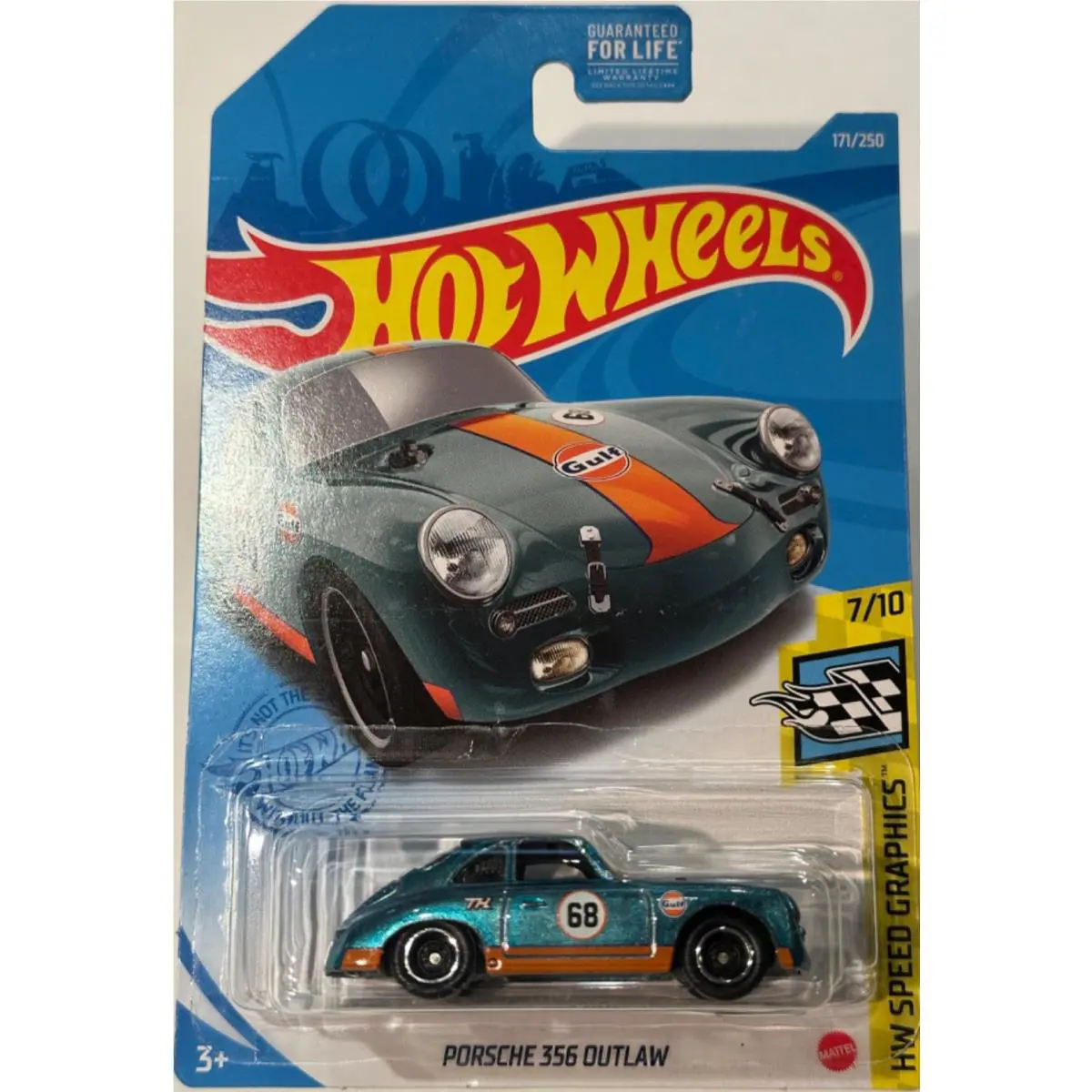 2021 Hot Wheels Porsche 356 Outlaw 1/10 Speed Graphics Super Treasure Hunt
