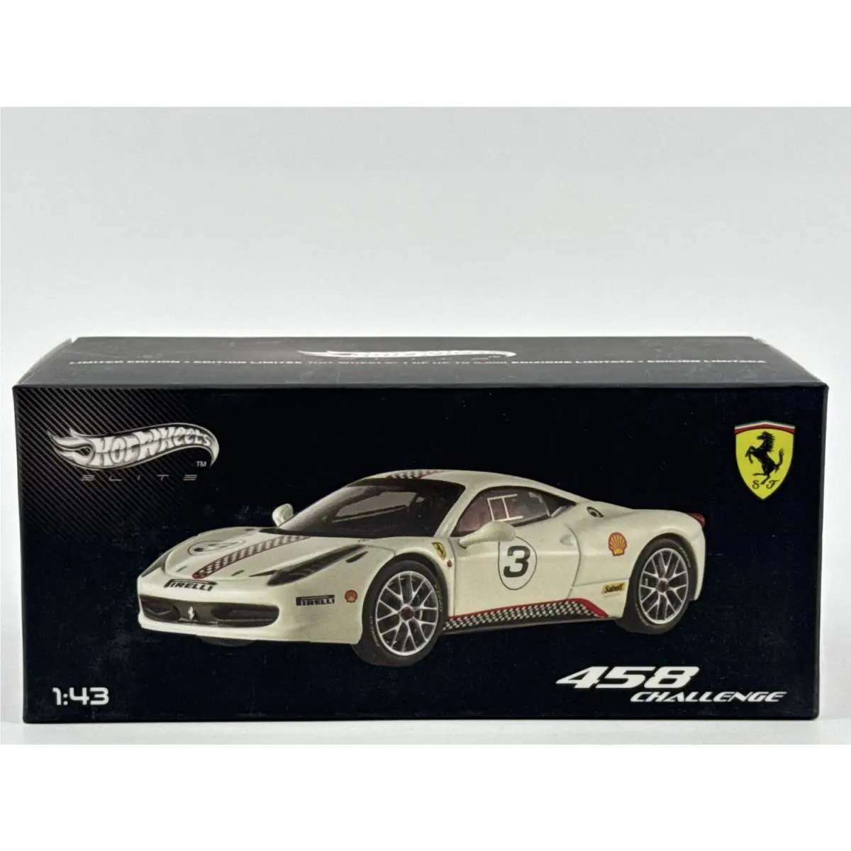 Hot Wheels Elite Ferrari 458 Challenge 1:43 Diecast Model X5504