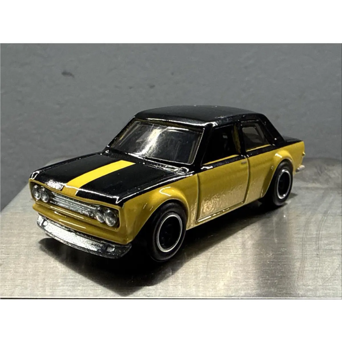 Hot Wheels Yellow Datsun Bluebird 510 From Display Case Exclusive Loose Car