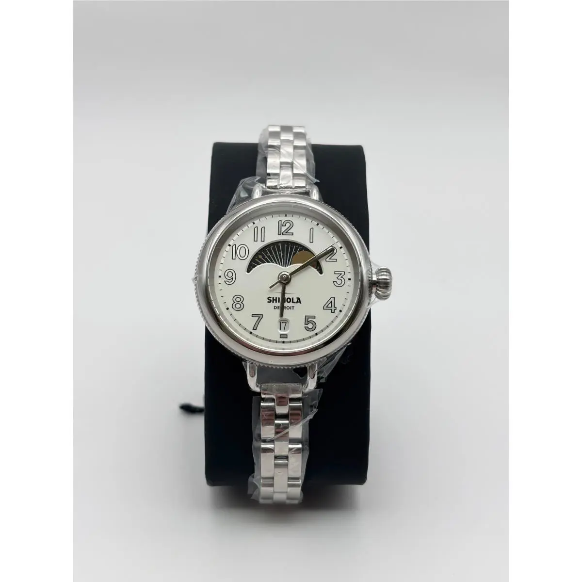 Birdy Moon Phase White Dial Women`s Watch S0120250585 by Shinola
