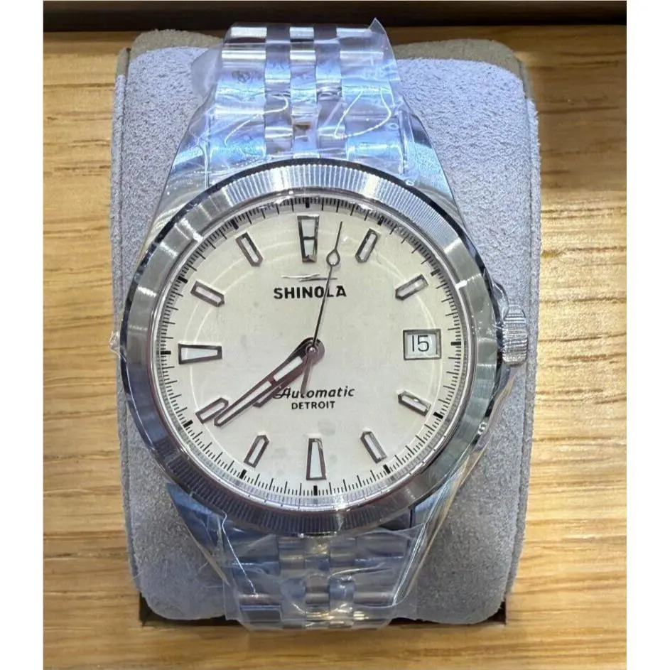 Shinola The Circadian Monster Automatic 36mm Cream Dial Watch S0120299740