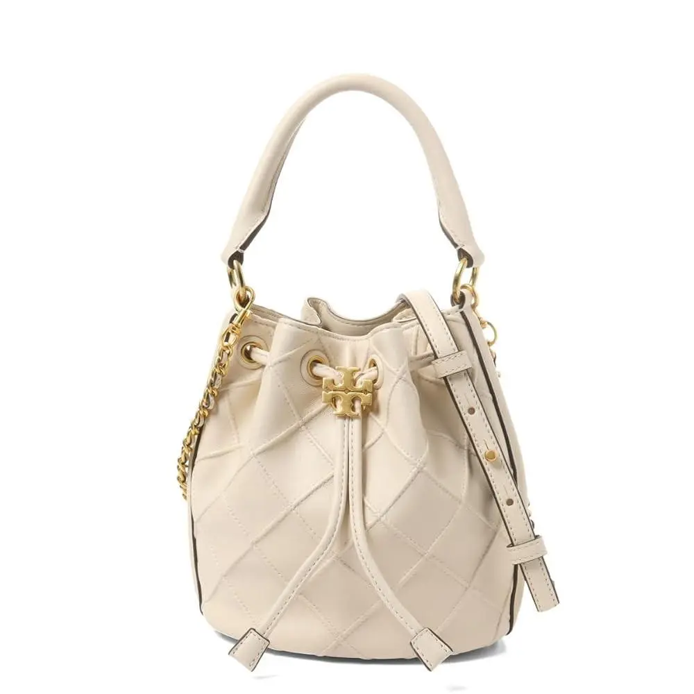 Tory Burch Fleming Soft Bucket Bag Crossbody Cream 142565-122