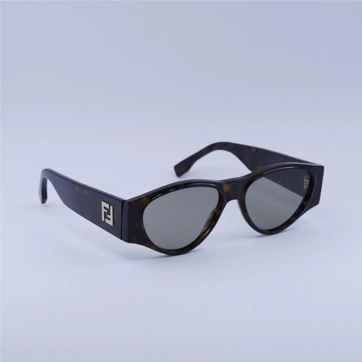 NEW FENDI SUNGLASSES, FENDI FE40158I 52E Fendi FE40158I 52E Dark Havana/brown 55-15-145 Sunglasses  main image 4