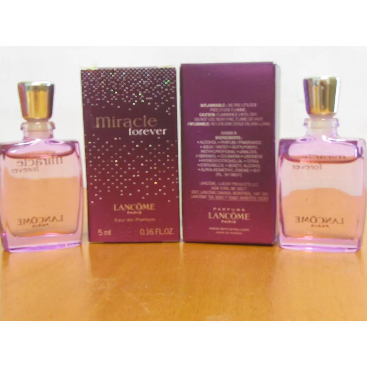 Miracle Forver By Lancome Perfume For Women 0.16 Fl.oz/ 5 ml Eau de Parfum For 2