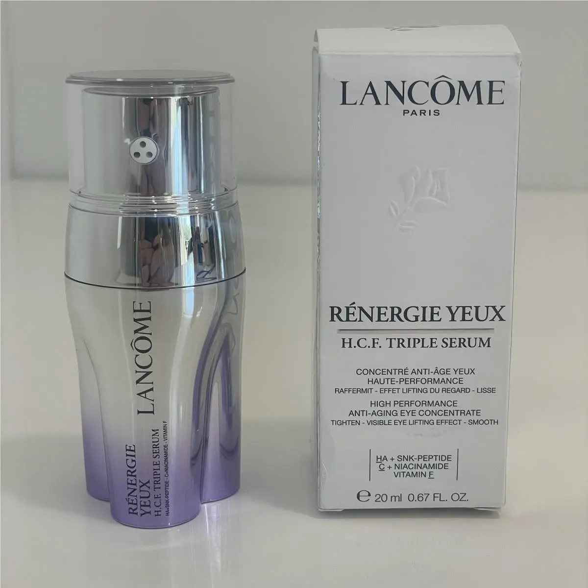 Lancome Renergie Yeux Hcf Triple Serum Anti-aging Eye Concentrate Rare