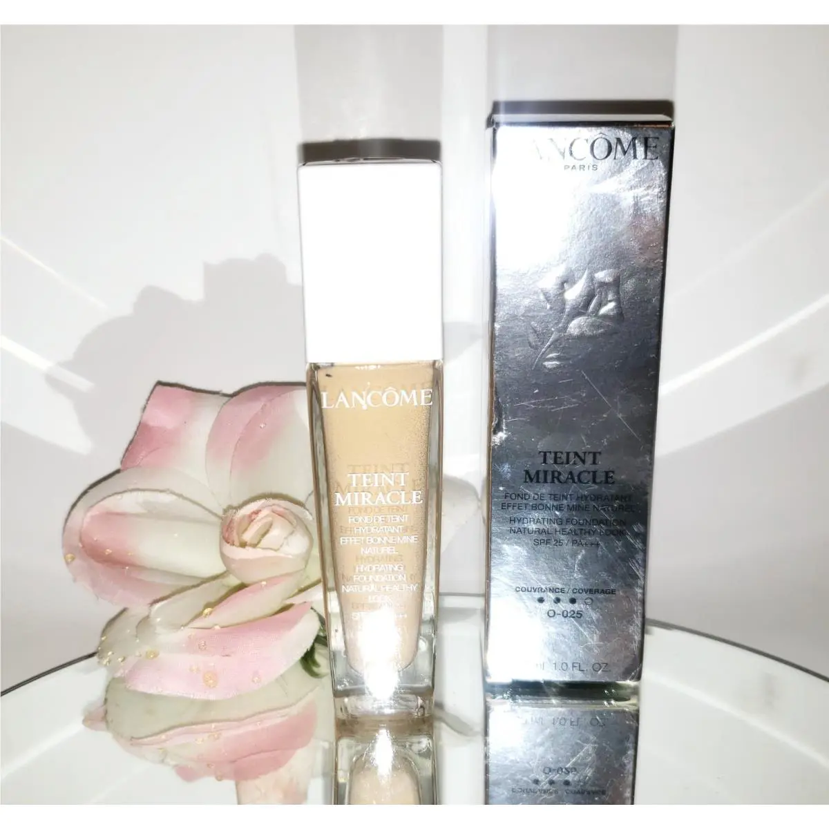 Lancome Teint Miracle Hydrating Foundation Natural Healthy Look Spf 25 0-025 1oz