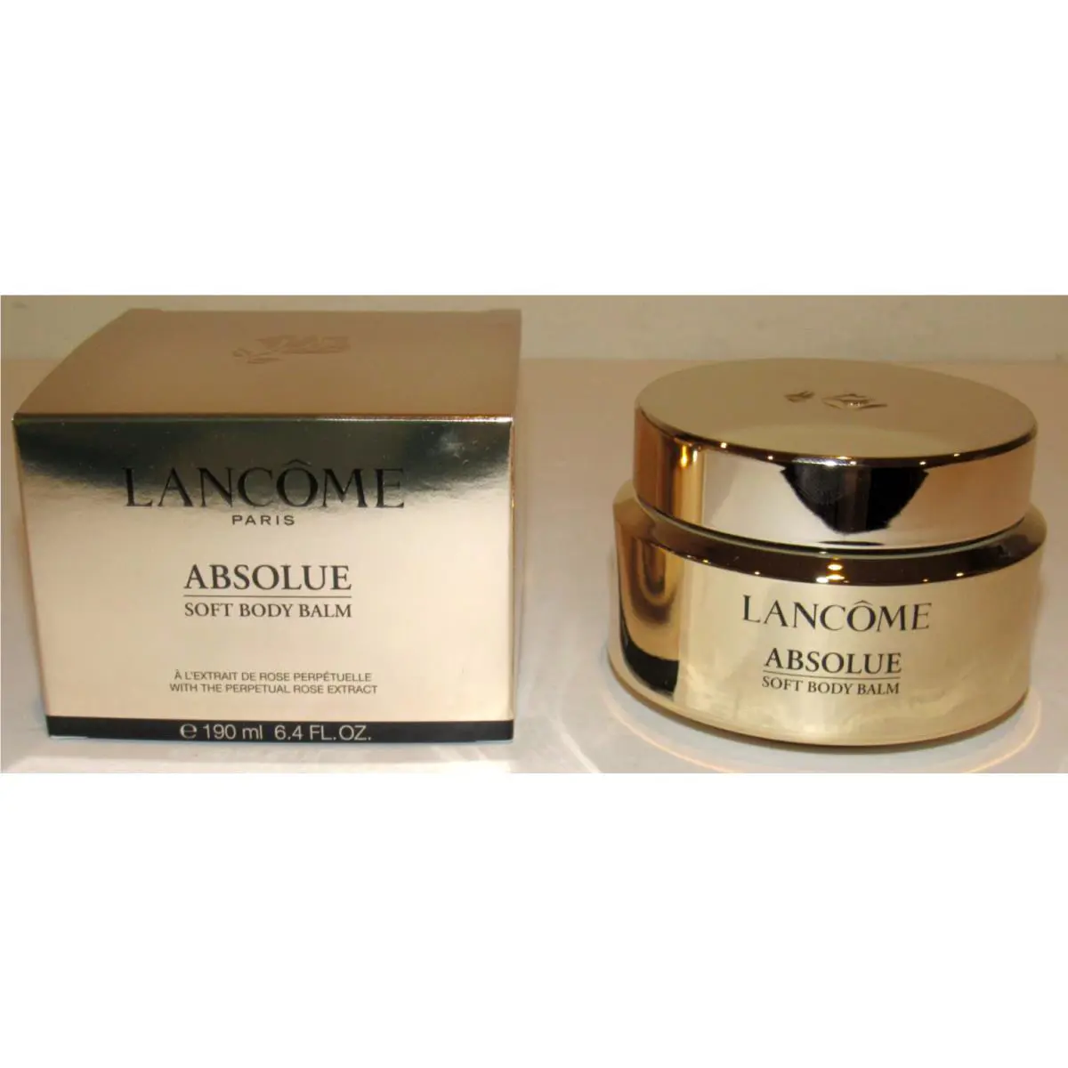 Lancome Absolue Soft Body Balm 6.4 Oz 190 mL Full Size Rose Moisturizer