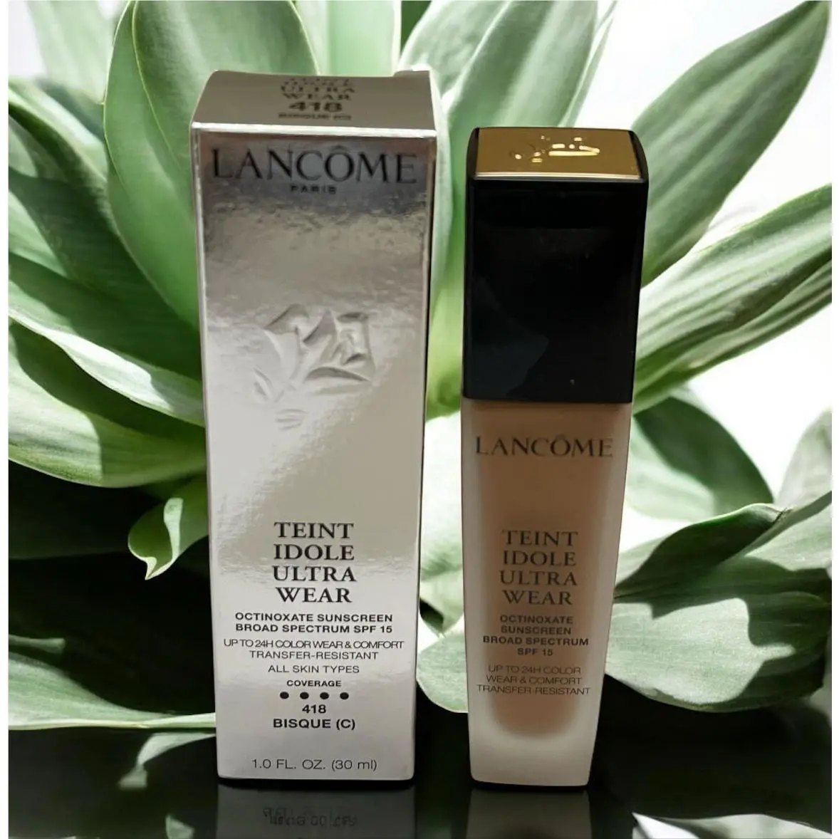 Lancome Teint Idole Ultra Wear 24H Color Wear Comfort 418 Bisque C Exp 06/21