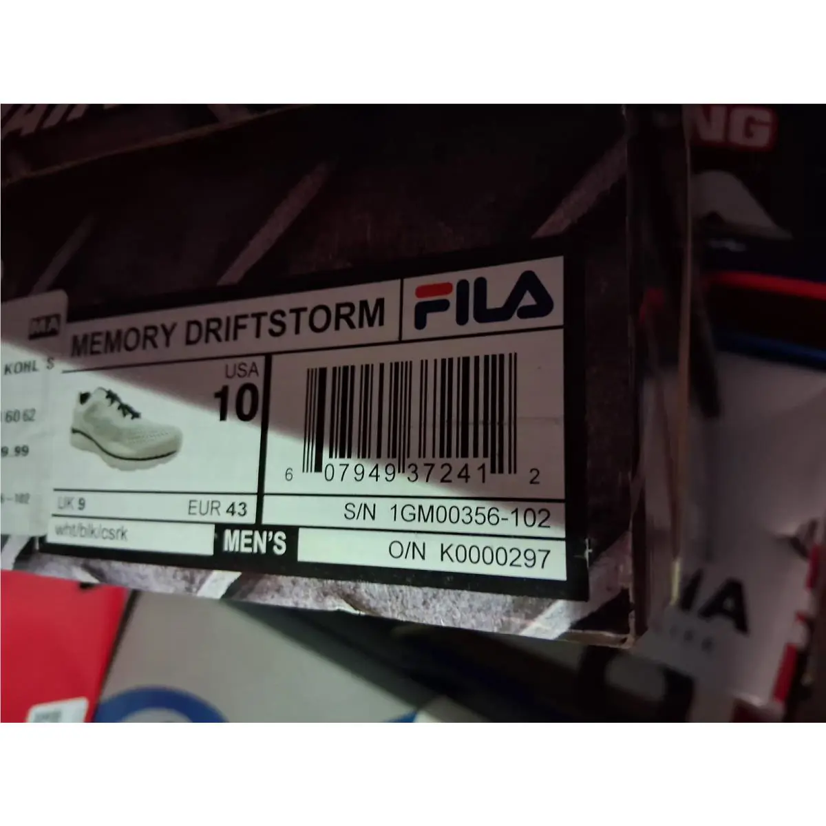 Fila shoes - Fila Memory Driftstorm - Memory Driftstorm - White 0