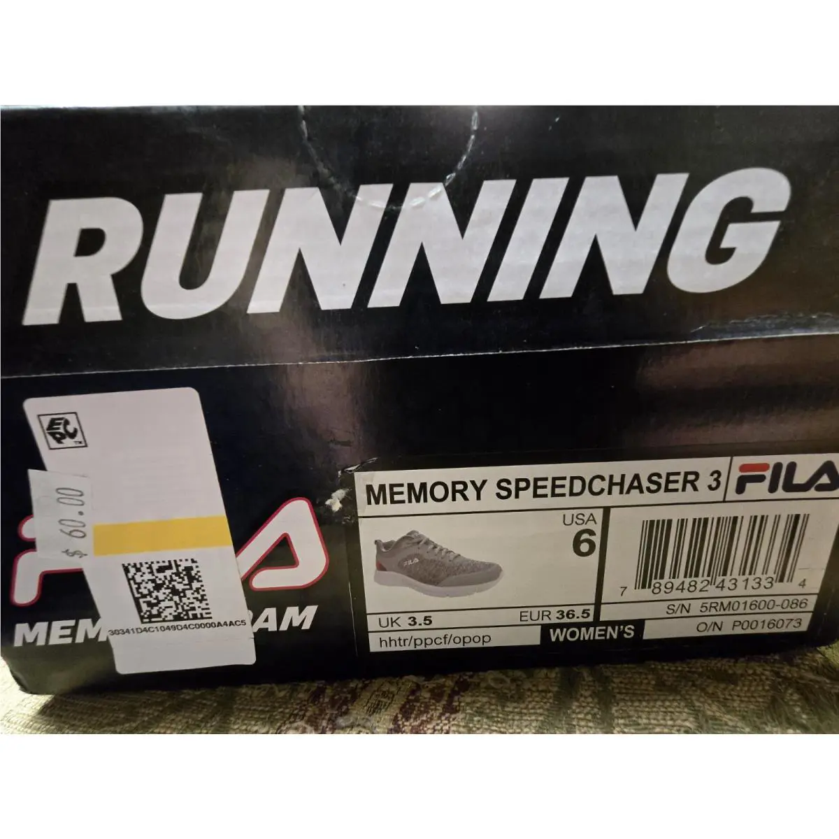 Fila shoes - Speedchaser 3 - Speedchaser - 5RM01600-086 - Gray (UPC: 723567068770) 7