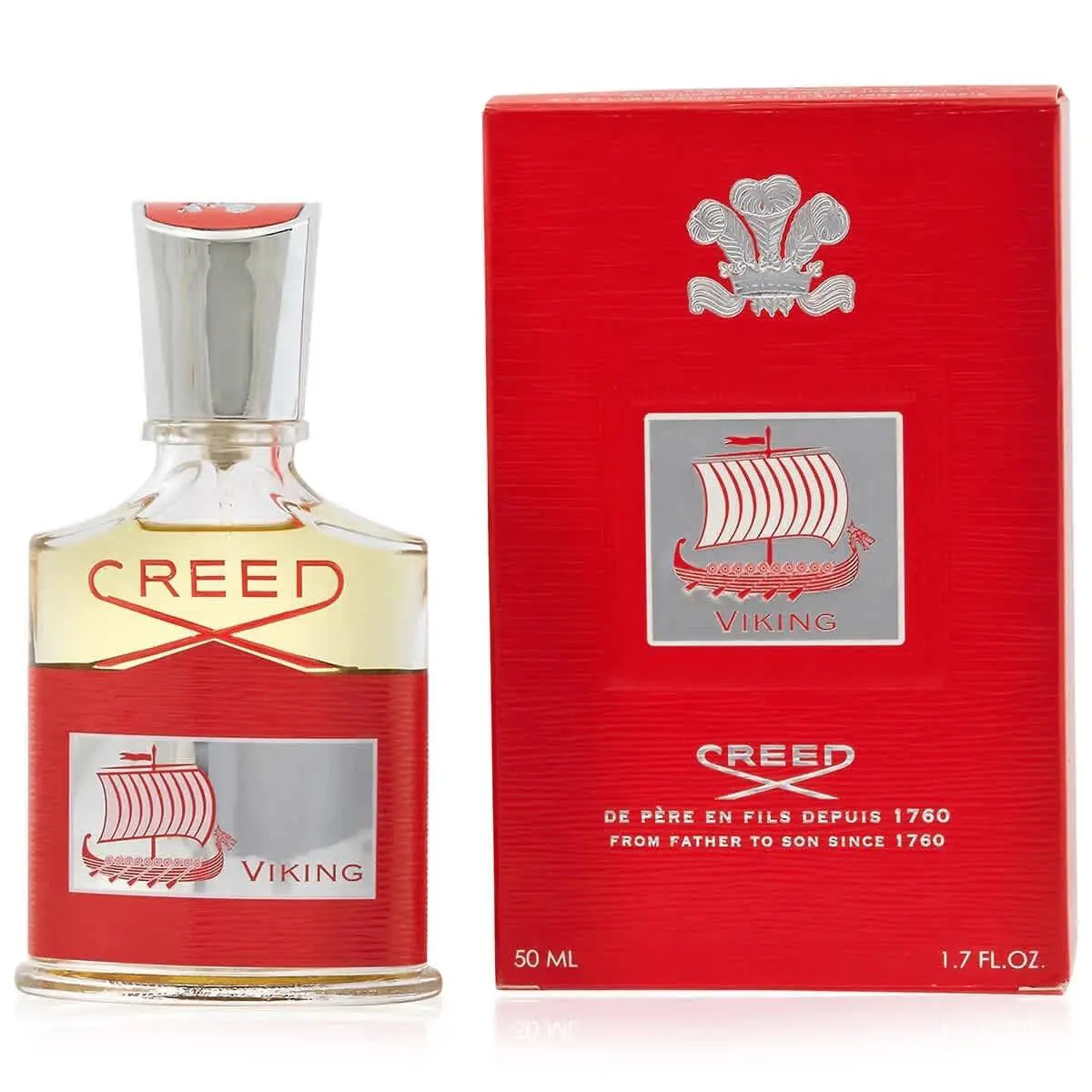 Creed Viking Men`s Edp Spray 1.7oz 1 Free Perfume