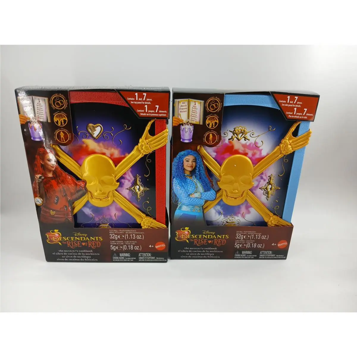 Lot Of 2 Disney Descendants The Rise of Red The Sorcerer`s Cookbook