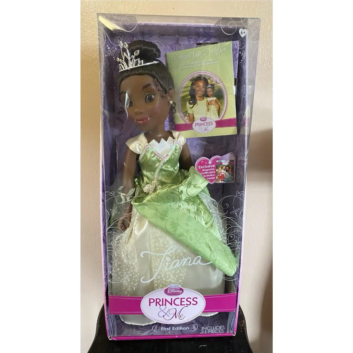 Disney Princess and Me Tiana 18 Doll Toys R Us Exclusive First Edition Nos