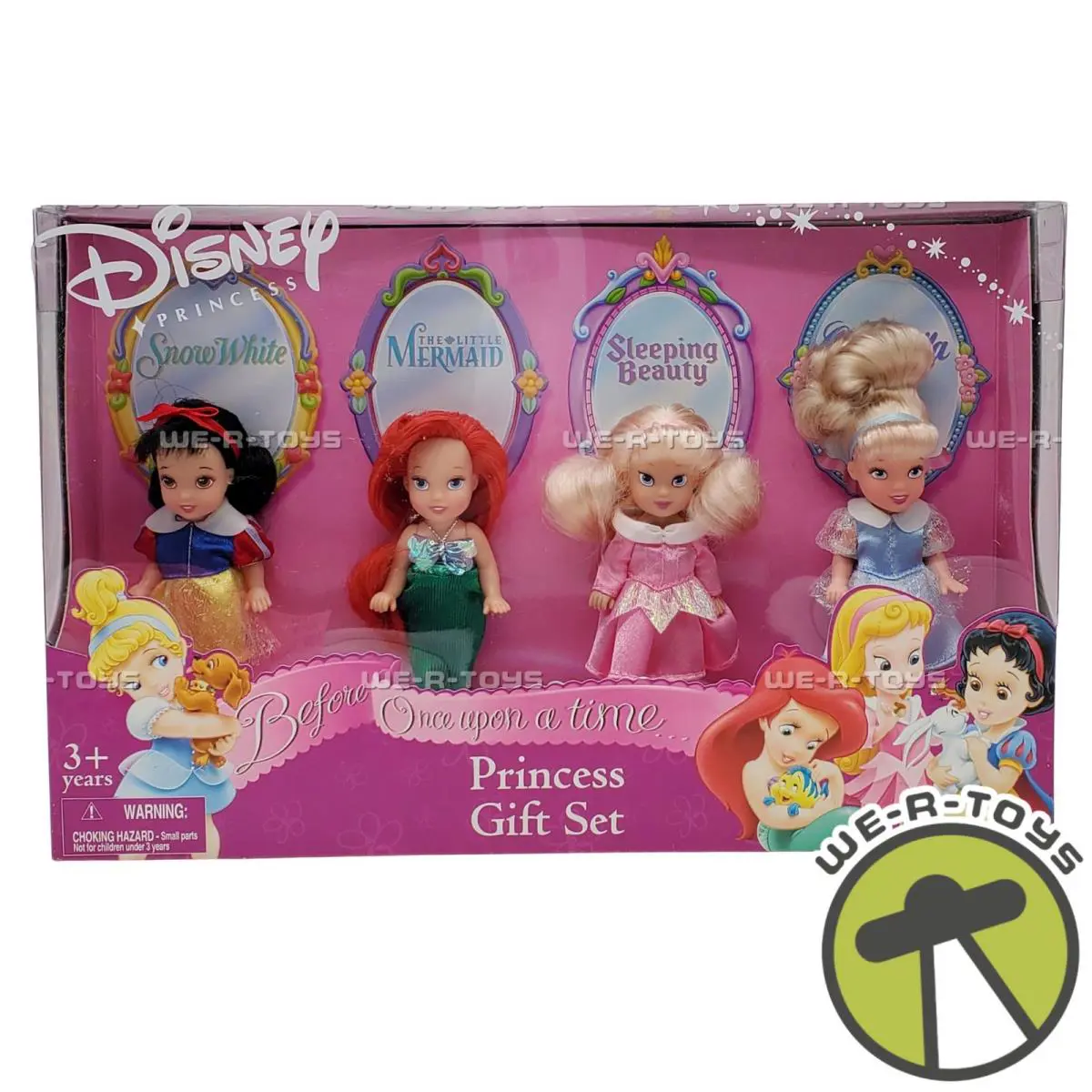 Disney Princess Gift Set Before Once Upon A Time 4 Pack 2002 Jakks Pacific