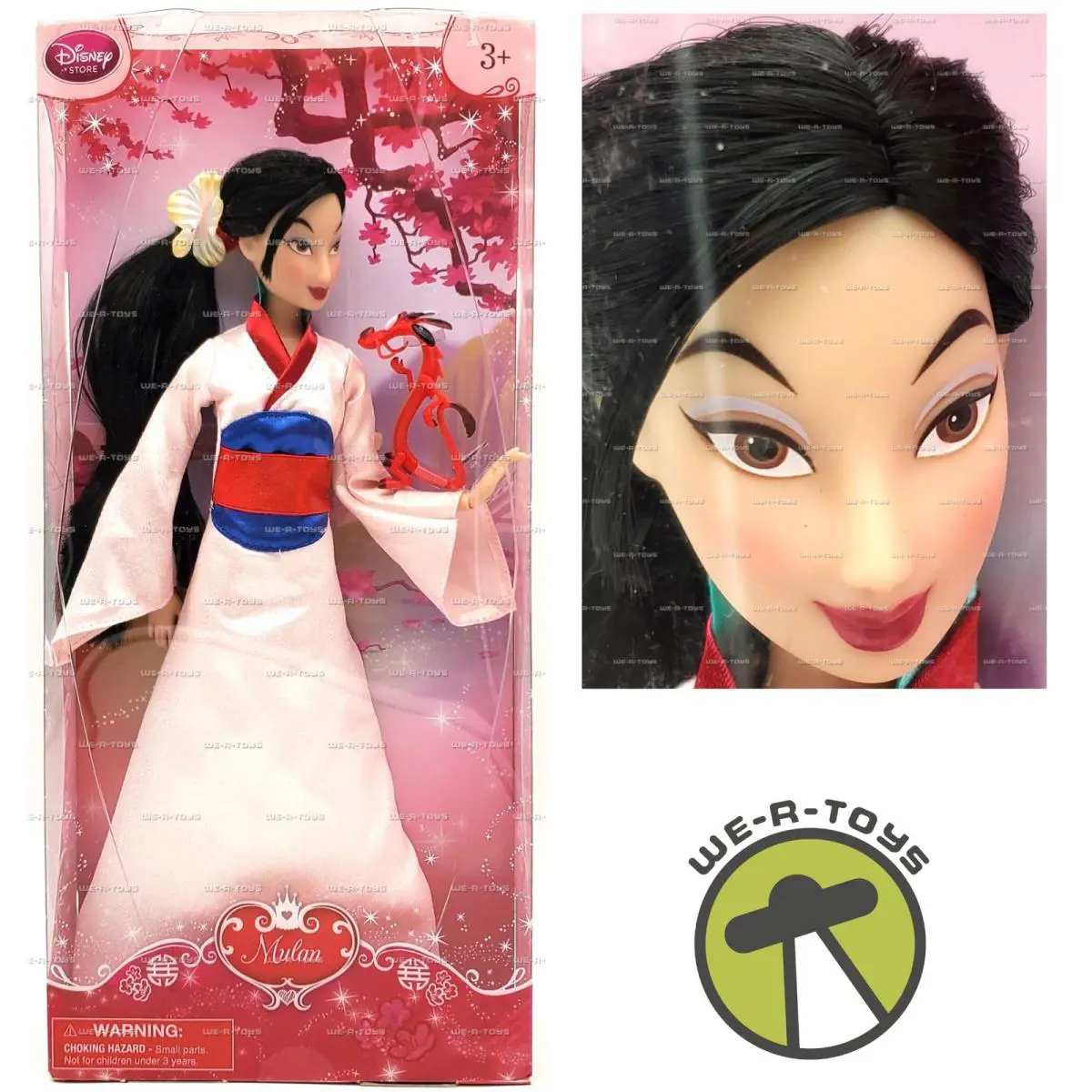 Disney Princess Classic Mulan 12 Doll with Mushu 2016 Disney Store