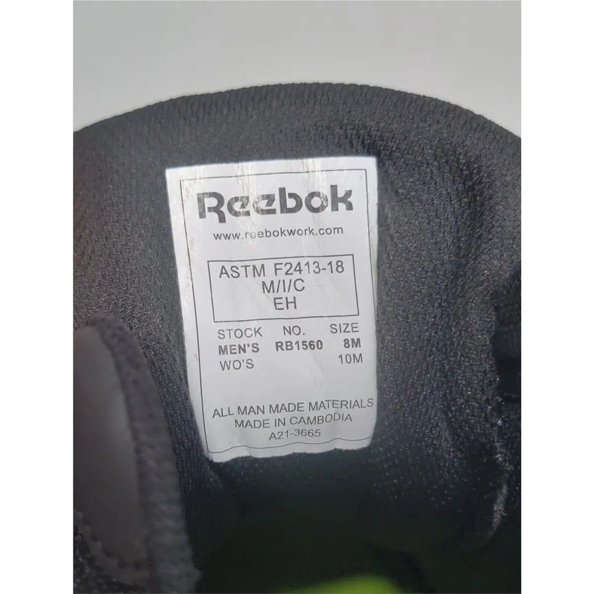 Reebok shoes - Reebok Work - Work - Black 11