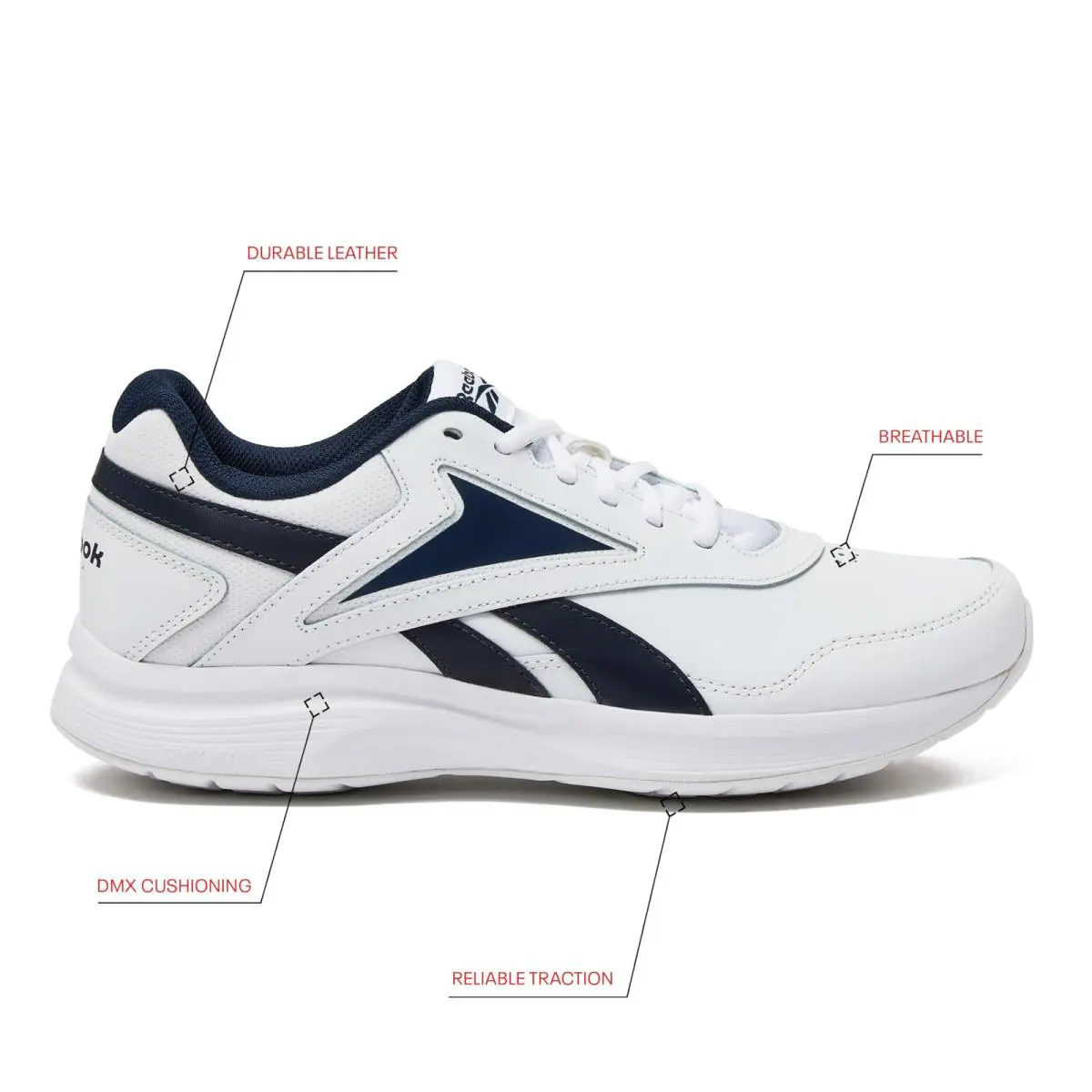 Reebok shoes - JAG28WHI134EUS - JAG28-whi-13 4E US - White/Cold Navy/Classic Royal (UPC: 193105974144) 0