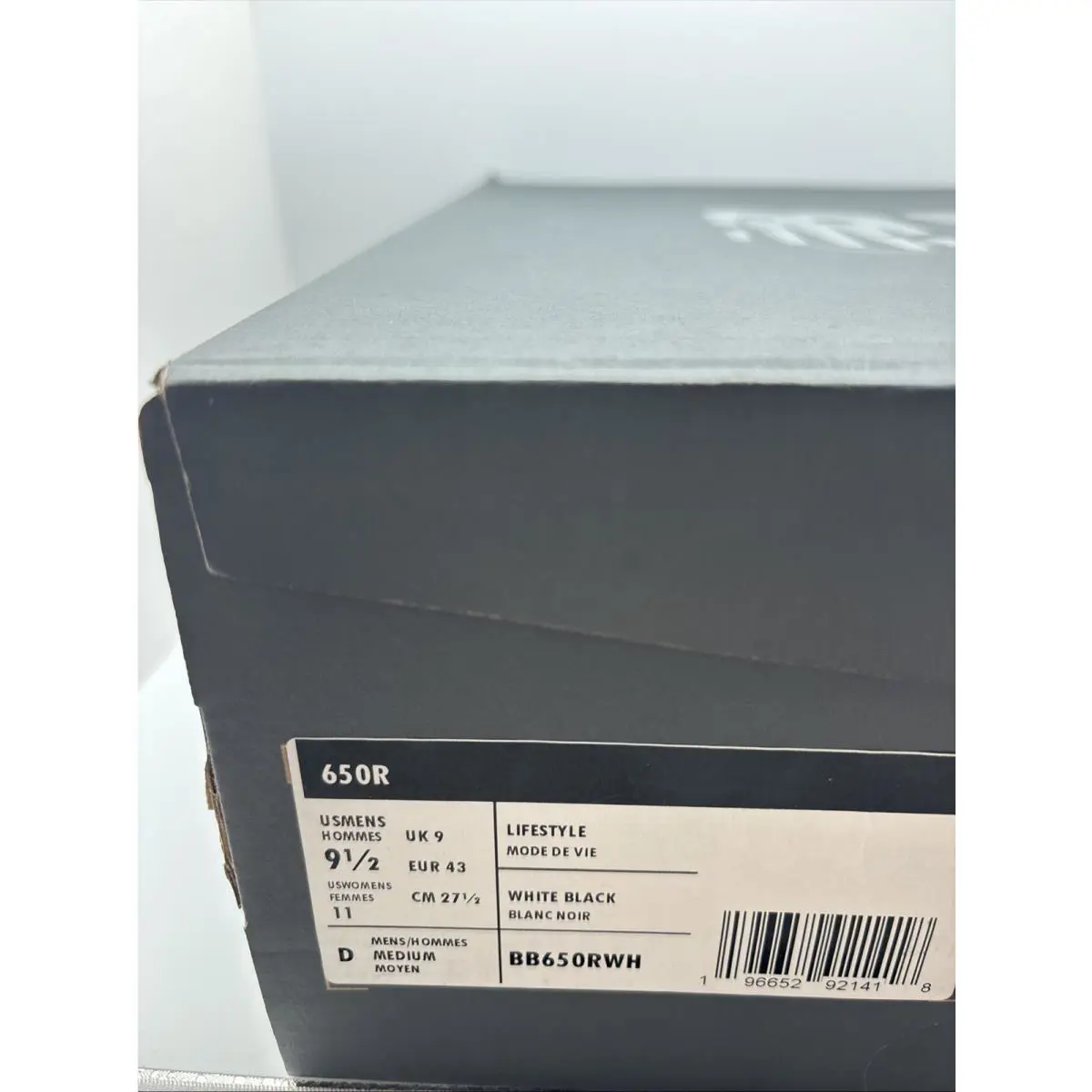 New Balance shoes - New Balance 650 - BB650RWH - Angora pack/black/white 12