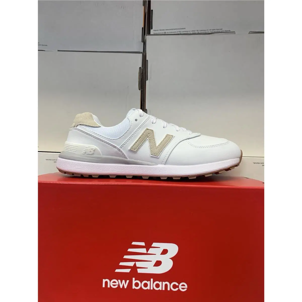 New Balance shoes - New Balance 574+ - WG574WT - White 3