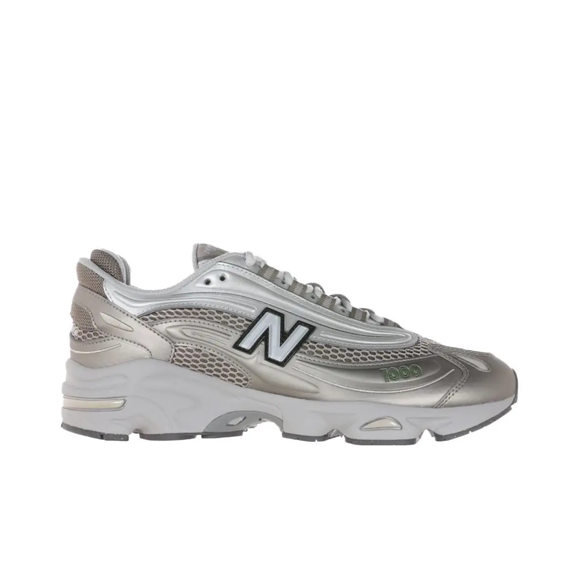 New Balance shoes - Arid Stone/Light Silver Metallic/Dark Alpine Green 0