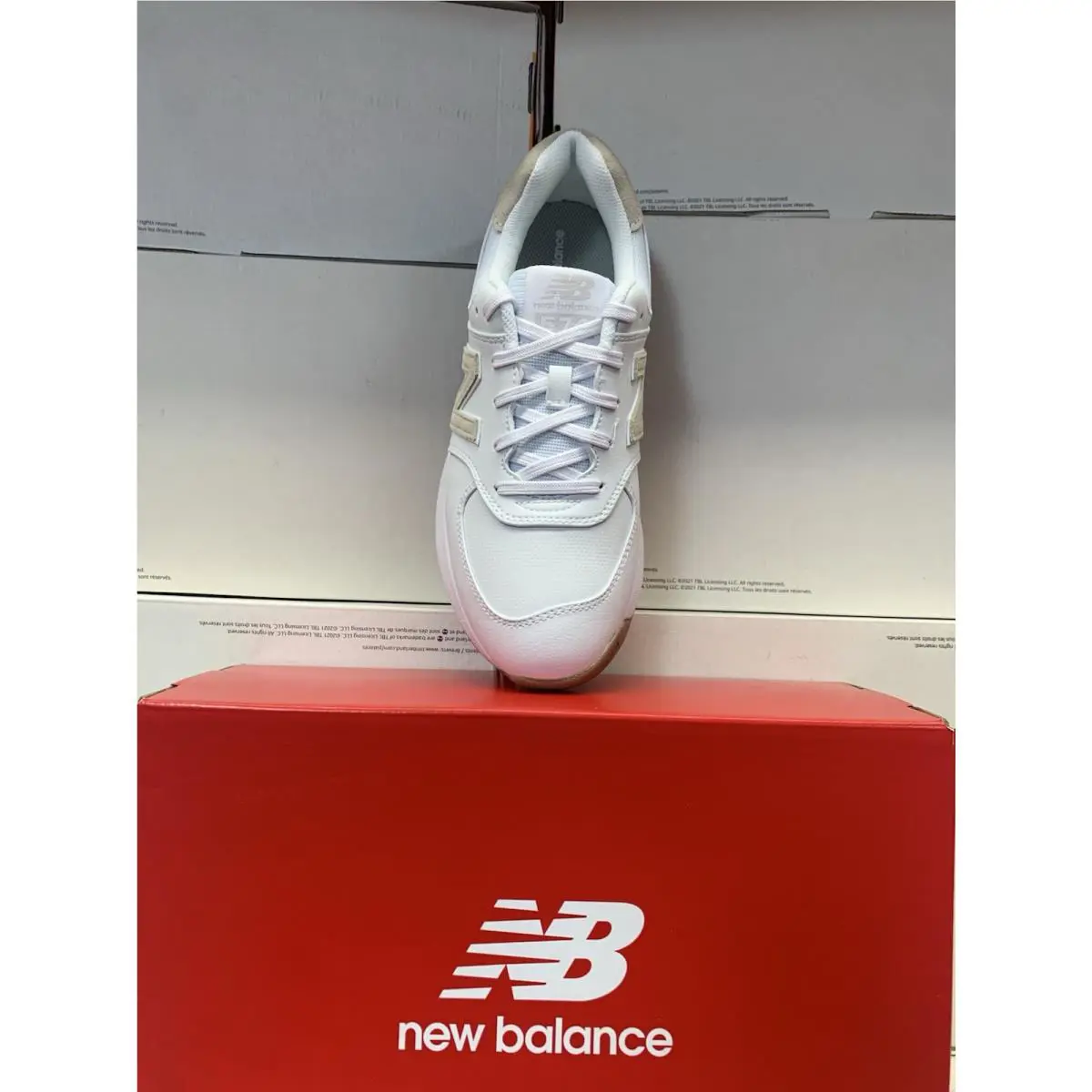 New Balance shoes - New Balance 574+ - WG574WT - White 1