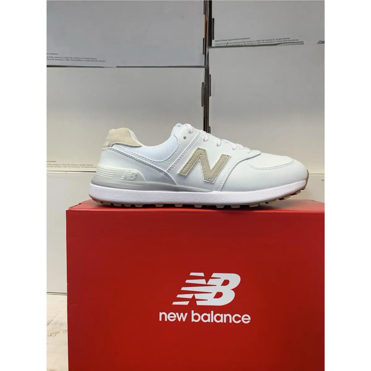 New Balance shoes - New Balance 574+ - WG574WT - White 4