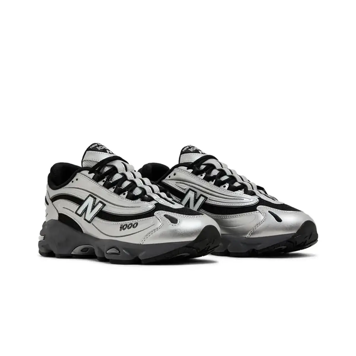 New Balance shoes - Black/Silver Metallic 8