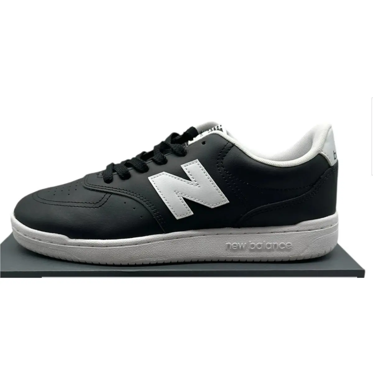New Balance BB80 Shoes Men`s 12 Black/white Low Top Casual Sneakers BB80BLK