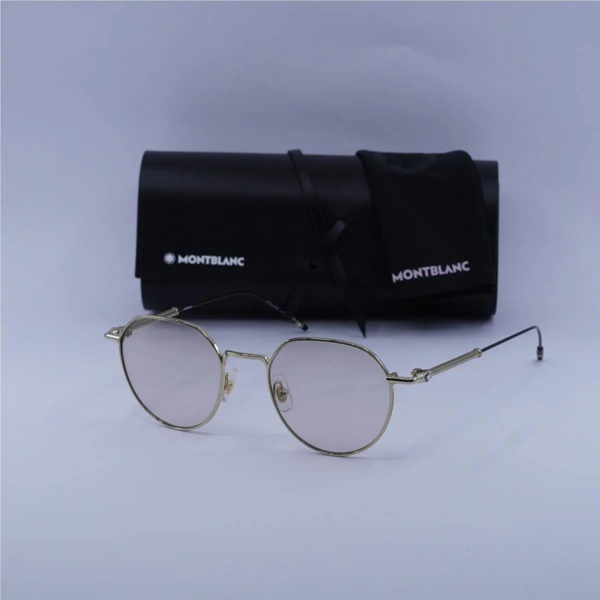 Montblanc MB0060S 002 Gold/brown 50-20-145 Sunglasses