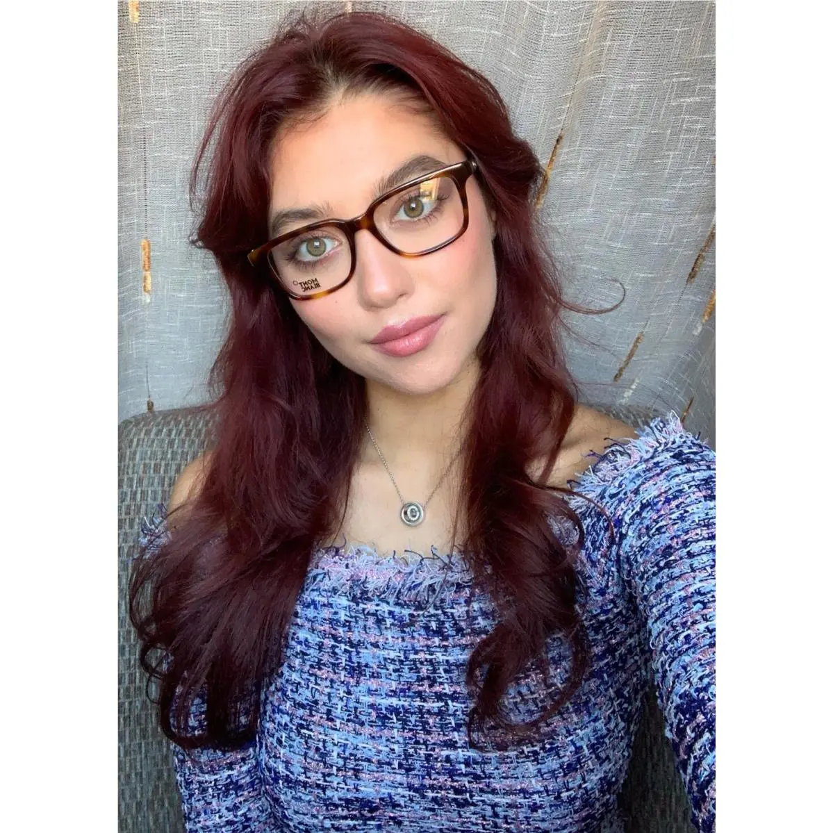 Montblanc MB 486 052 52mm Tortoise Men`s Women s Eyeglasses Frame Italy