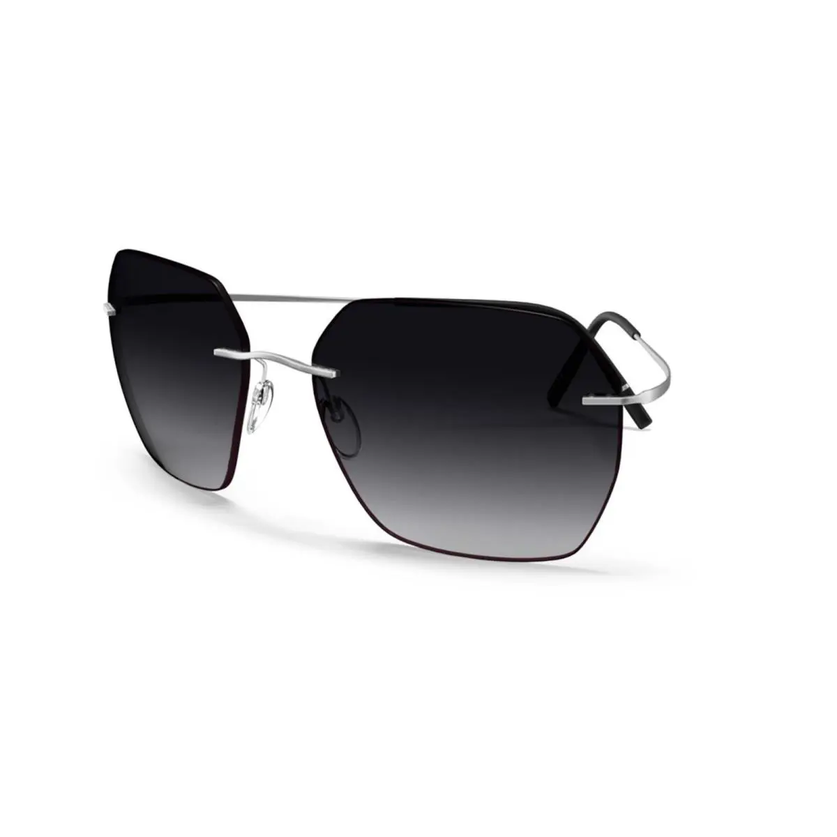 Caleum Tma Collection 8745 Silver/grey Shaded 7210 Sunglasses by Silhouette