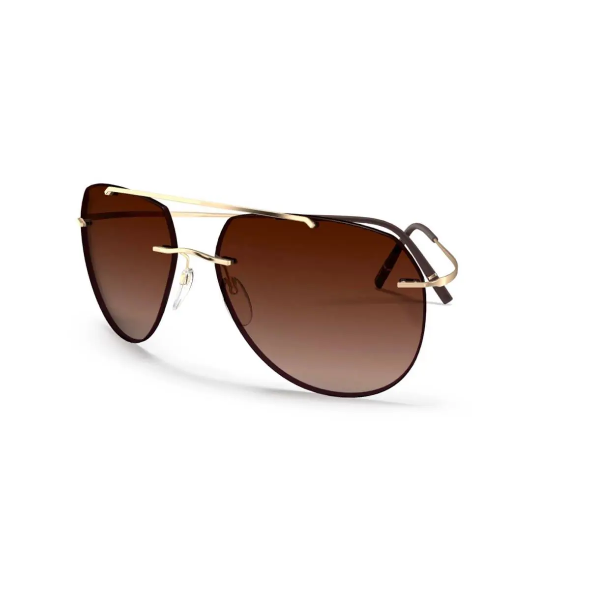 Nash Tma Collection 8744 Gold/brown 7730 Sunglasses by Silhouette