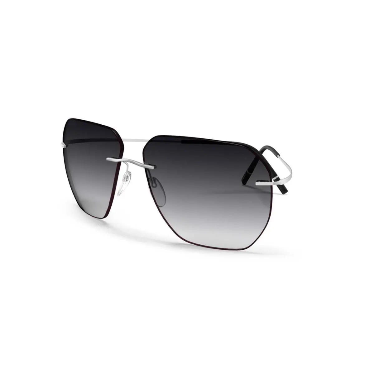 Felis Tma Colection 8743 Silver/grey Shaded 7210 Sunglasses by Silhouette